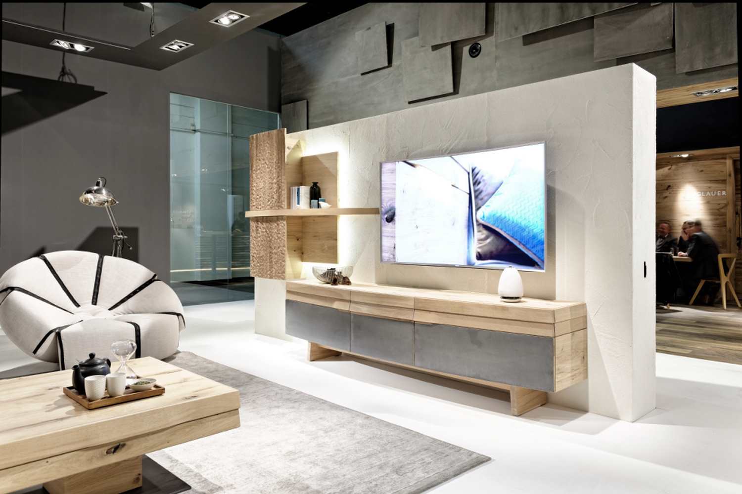Table de salon design en bois convertible organo au design allemand