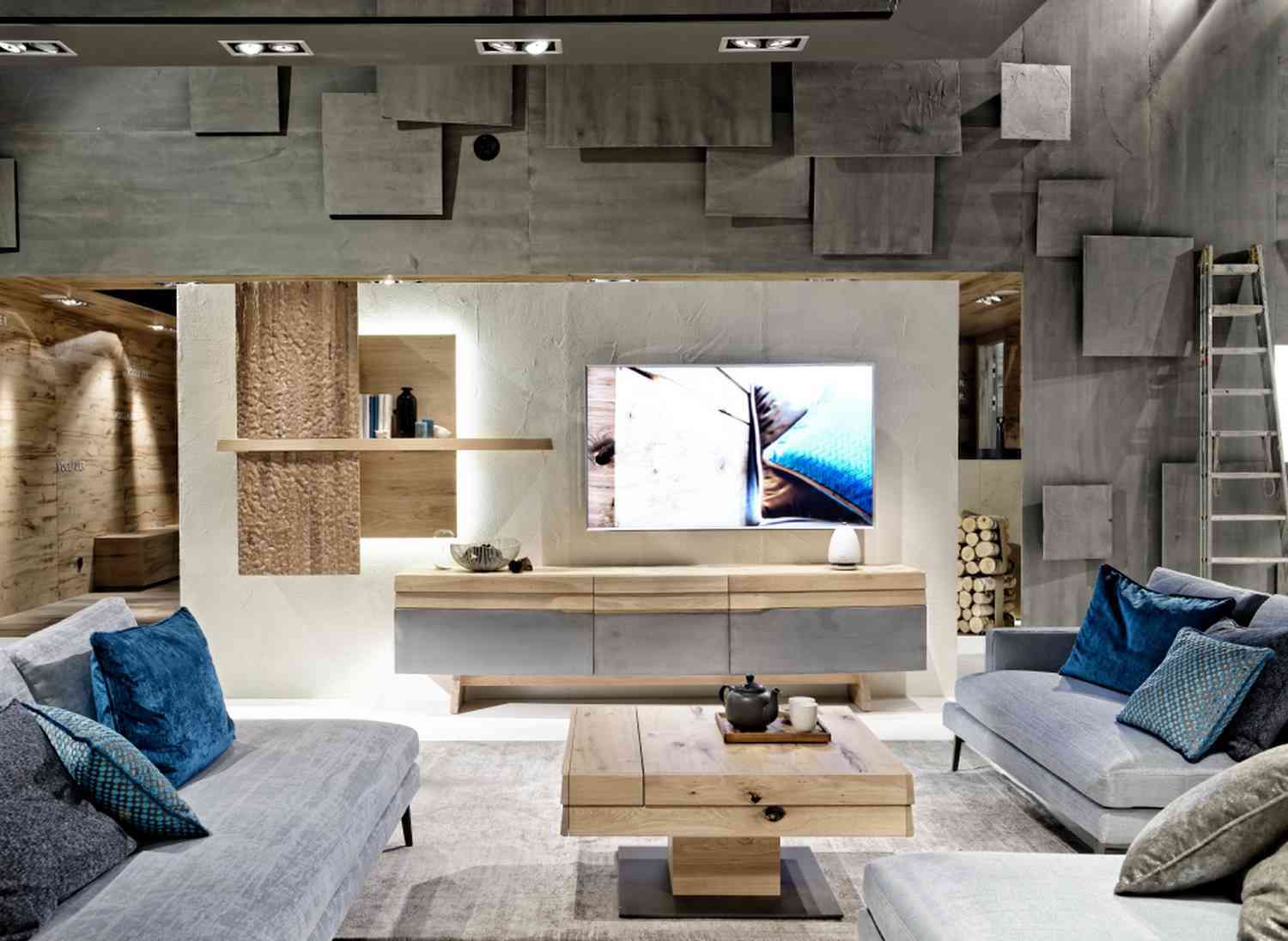 Table de salon design en bois convertible organo au design allemand