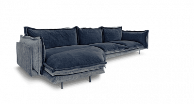 Canapé d'angle luxe design italien: Auto-Reverse (Giuseppe Vigano)