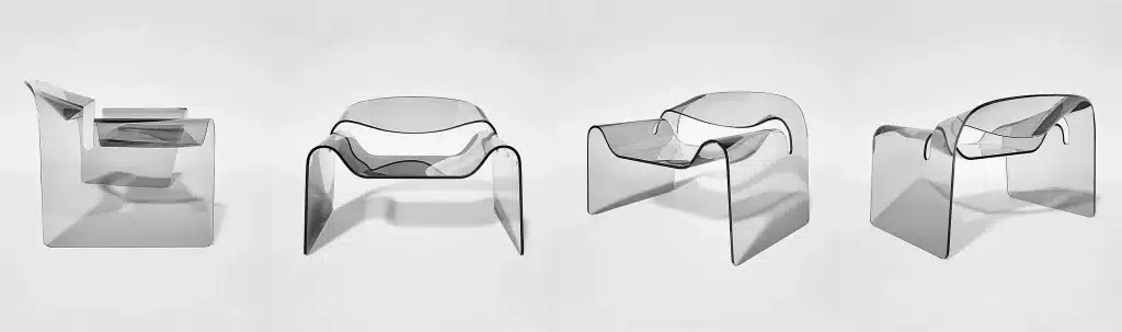 Chaise Ghost 4 vues de l'icône de design original