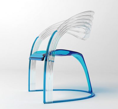 Contemporary designer chair Elaxa