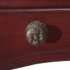 Bureau Louis XV bouton de tiroir