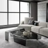 Chimera table basse en verre martelé luxe design italien 6