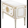 Commode style Louis XVI blanc et or