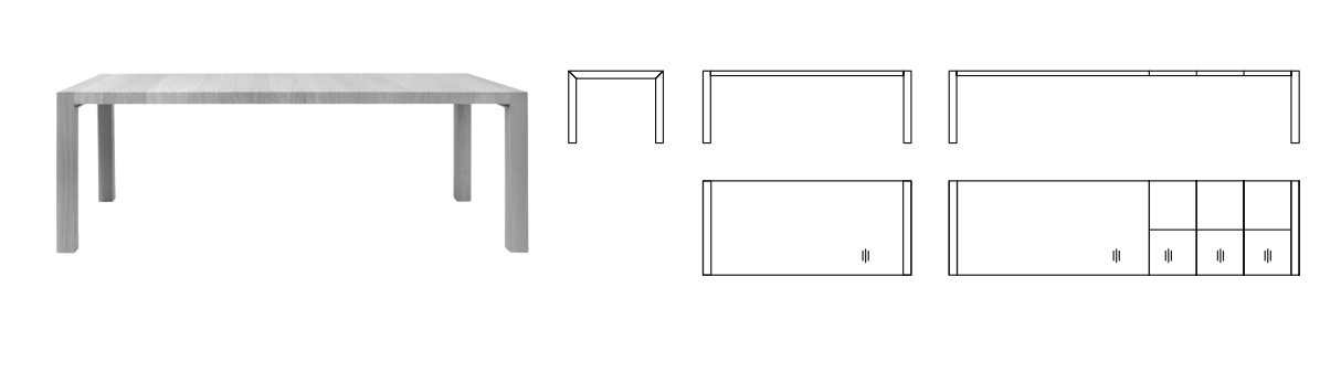 Croquis table Achilles