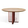 Table ronde en bois massif de designer Lamello 8