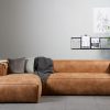 Canapé d'angle design scandinave en éco-cuir, XXL, 4 places