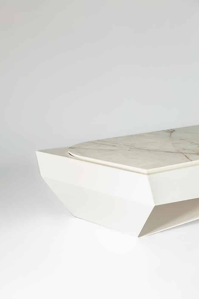 Table Giulia profil | Nicolas Dorion designer et éditeur de meubles