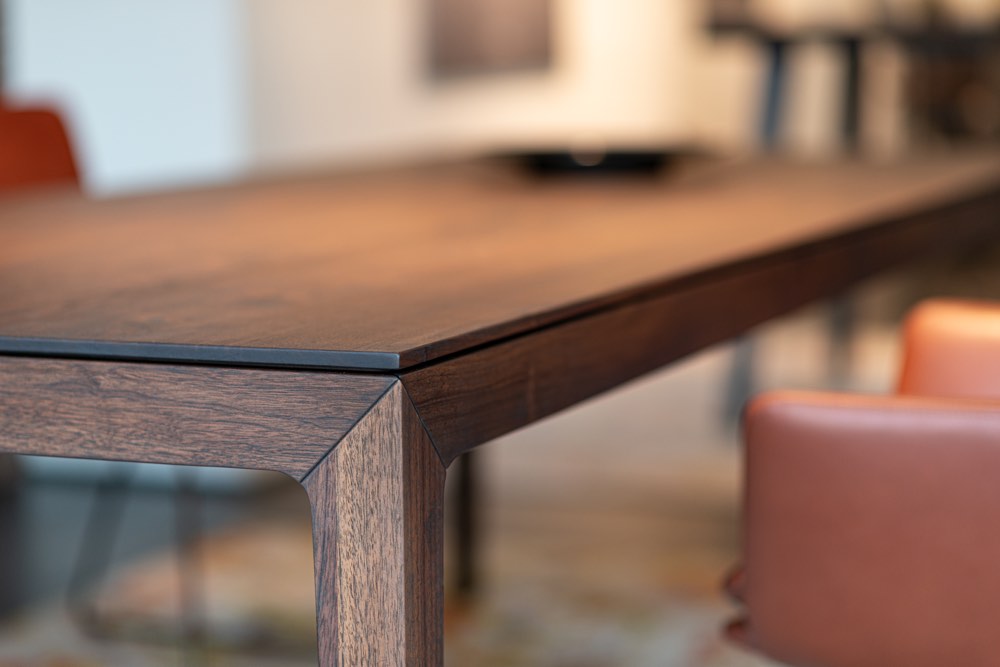 AEREO ASC 6 handcrafted solid walnut dining table