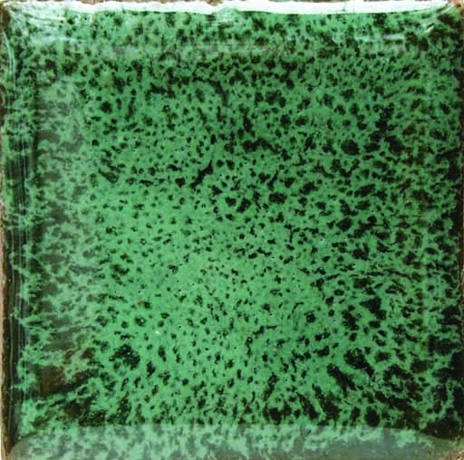Chameleon green ceramic tiles