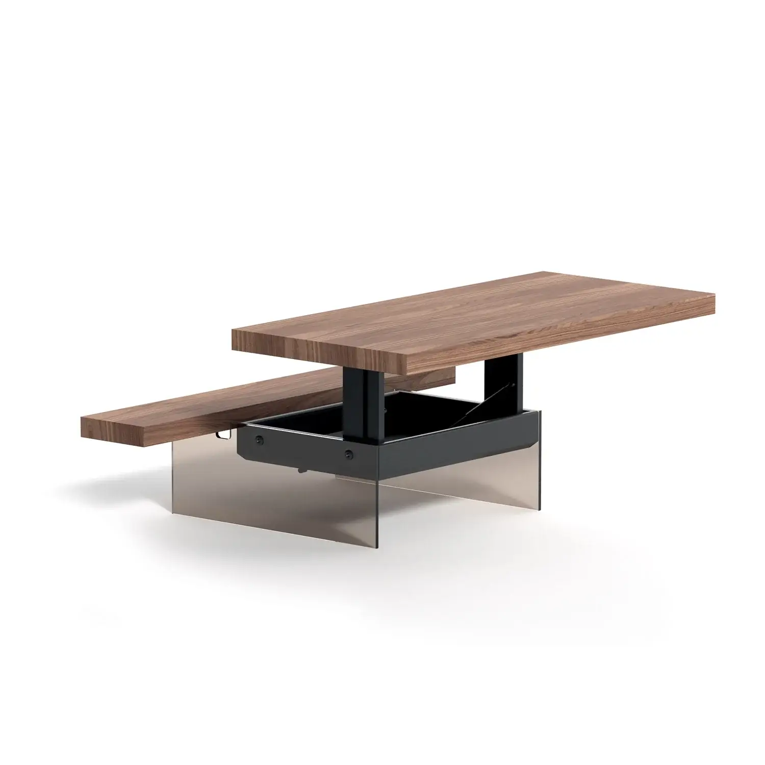 Table Marko relevée avec le plateau supérieur déployé
