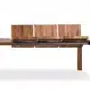 Table noyer massif 20 a 25 convives design allemand (2)