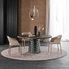 Luxueuse table céramique ronde Premium