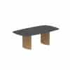 Outdoor dining table in teak and textured glass REGALIZ by Royal Botania 2