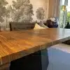 Table repas luxe design moderne bois massif 300 cm 400 cm et 500 cm 20 à 25 convives 11