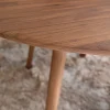 Table ronde en bois massif luxe design allemand (3)