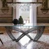 Table verre luxe Hystrix design italien (2)