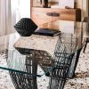 Table verre luxe Hystrix design italien (4)