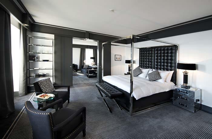 Luxurious bedroom in a high range Hotel
