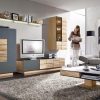 Table basse en chêne et meuble tv design