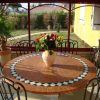 Table mosaique pour patio et jardin